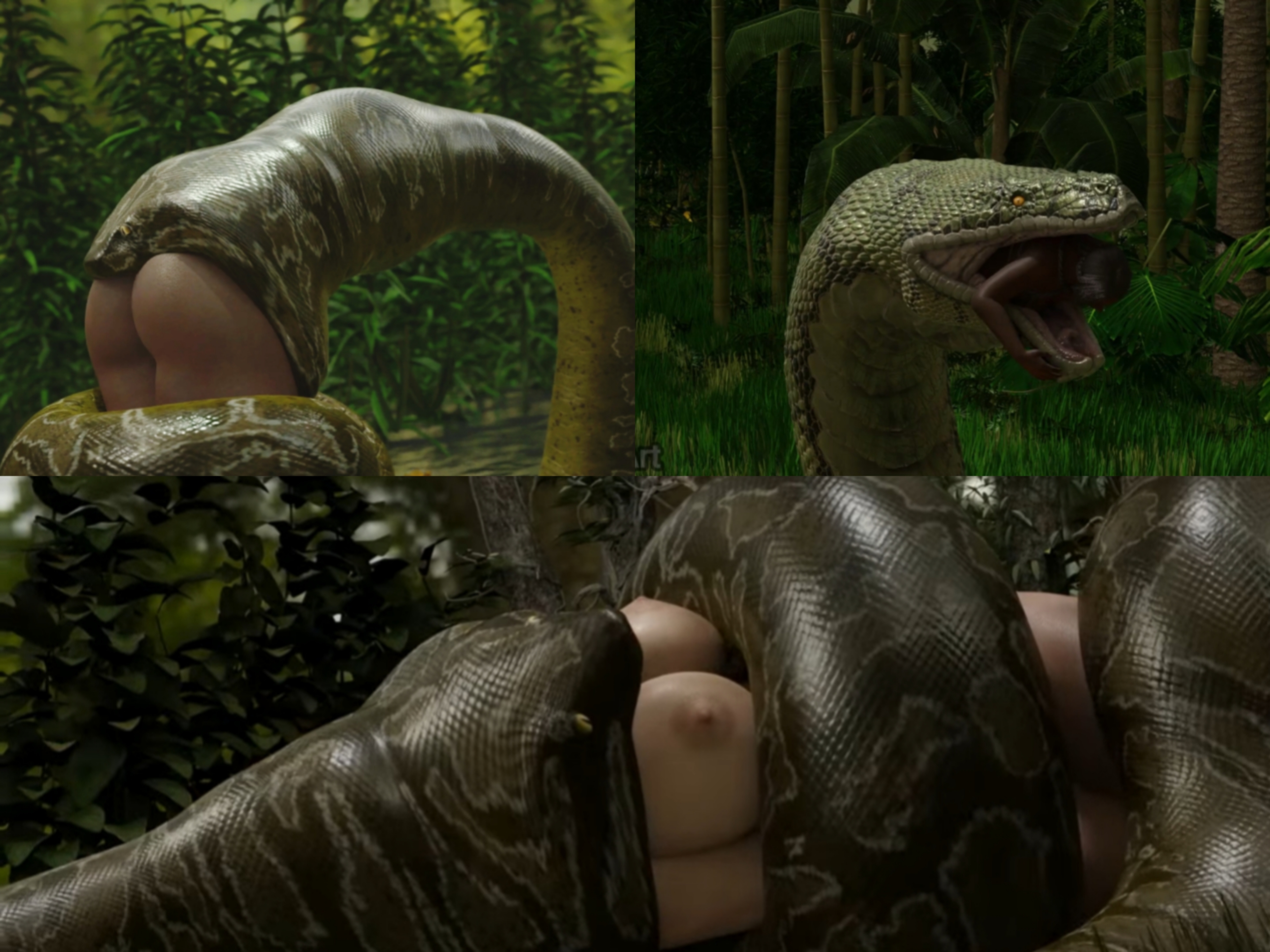 Best of Girls and snake sex