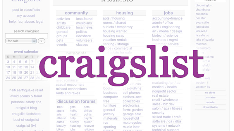 angeline chandra recommends Craigslist Of St Louis