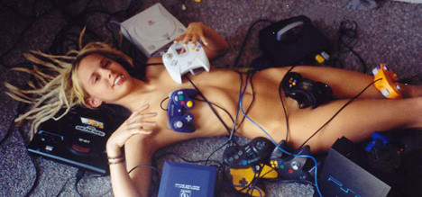 andrew helton recommends naked girl playing video games pic