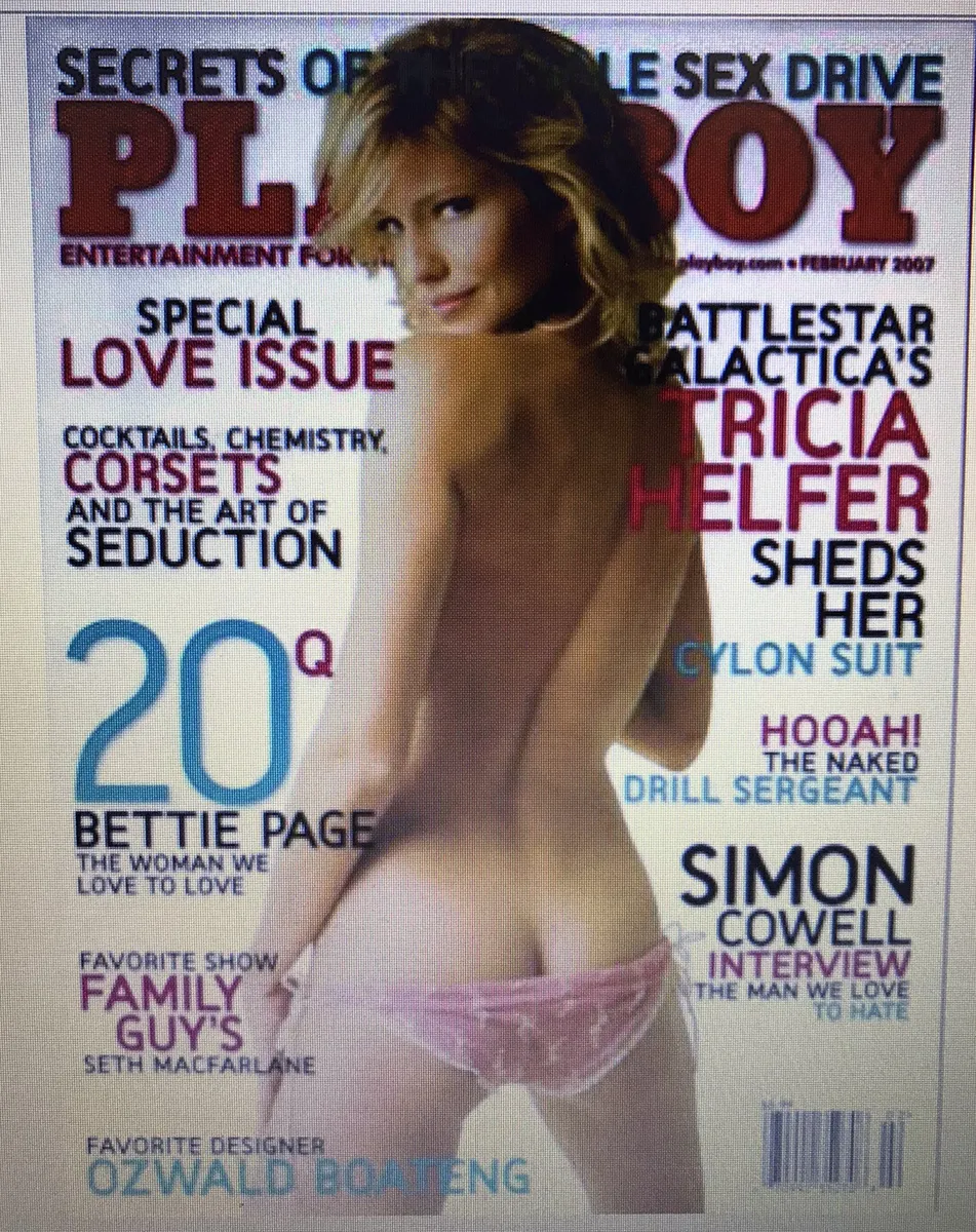 Tricia Helfer Playboy 2007 mens assholes