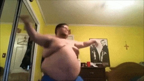 charlie angeles recommends fat guy dancing vine pic