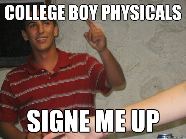 david lattimore recommends college boy physical exams pic