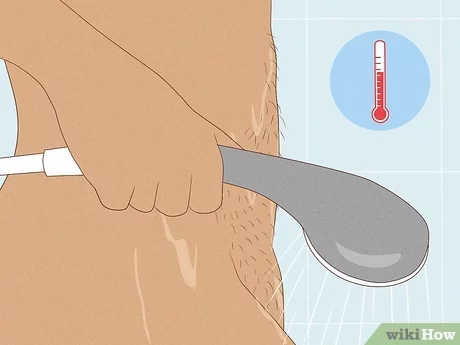 how to wax a mans scrotum