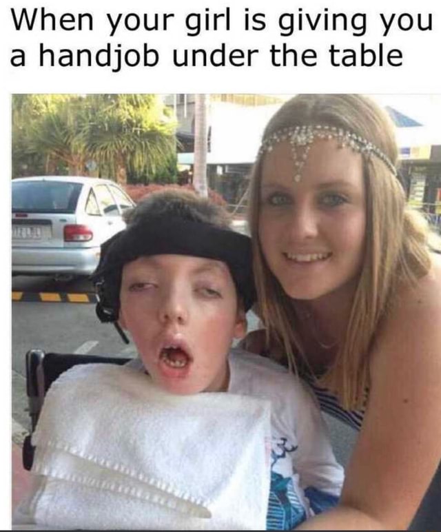 Best of When she gives you a handjob under the table