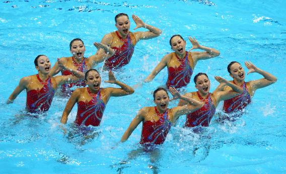 Best of Synchronized swimmers wardrobe malfunction