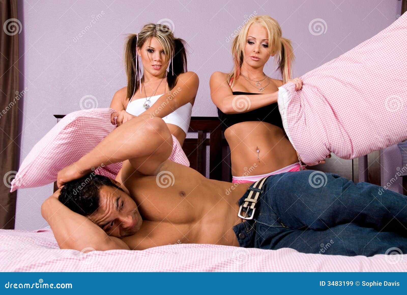 denis johns recommends hot girls pillow fight pic