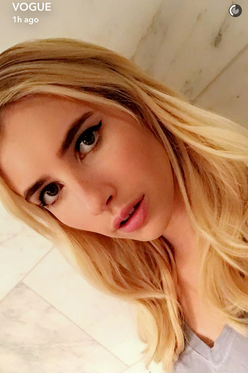 david mcandrews recommends what is emma roberts snapchat pic