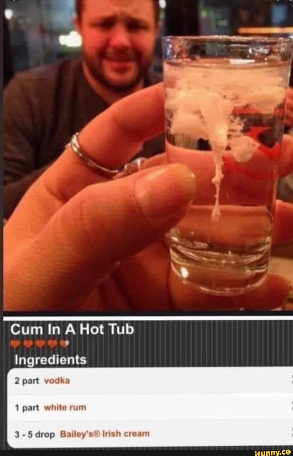 bradley harker recommends Cum In A Hot Tub Drink