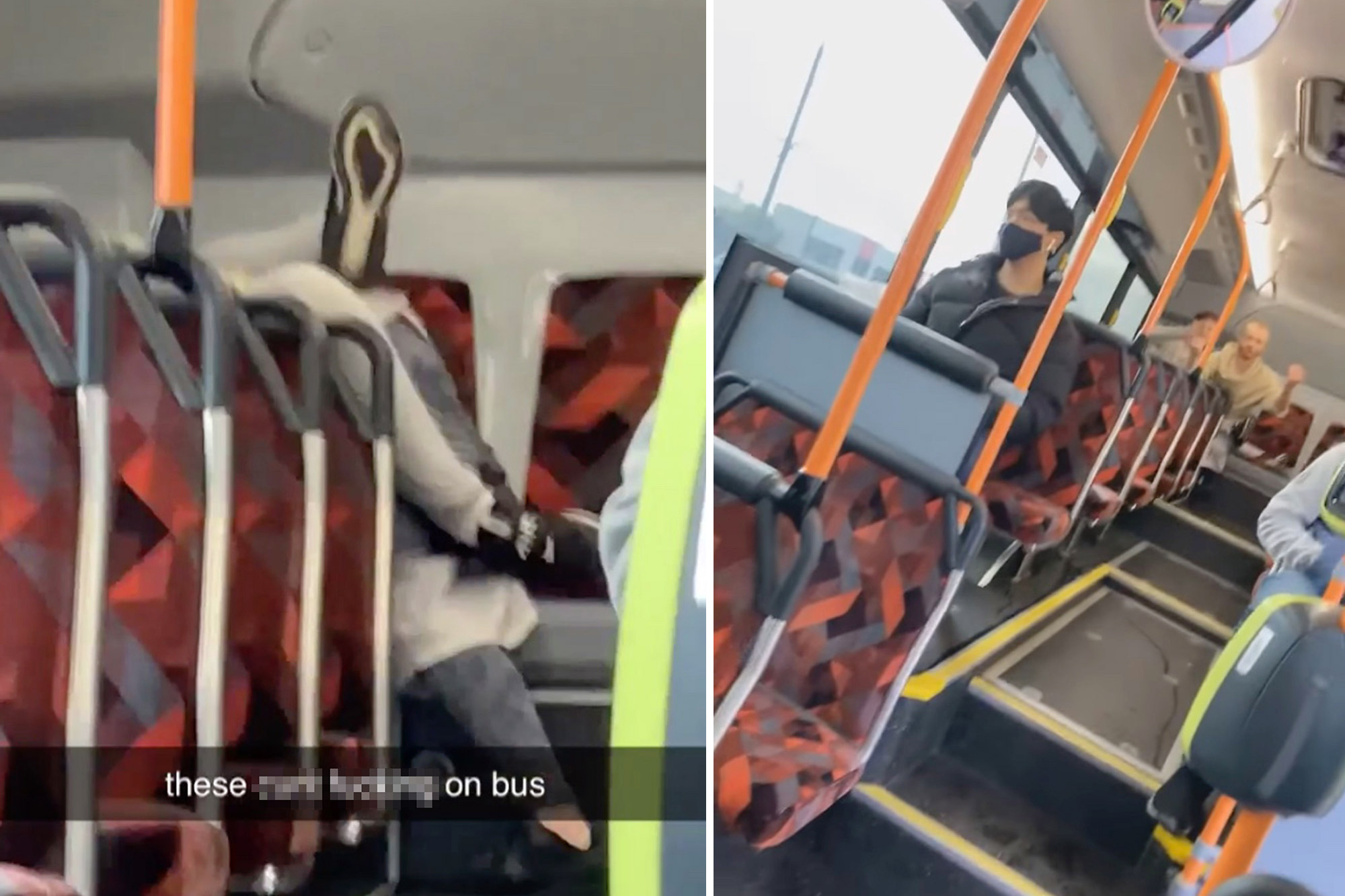 having sex in bus