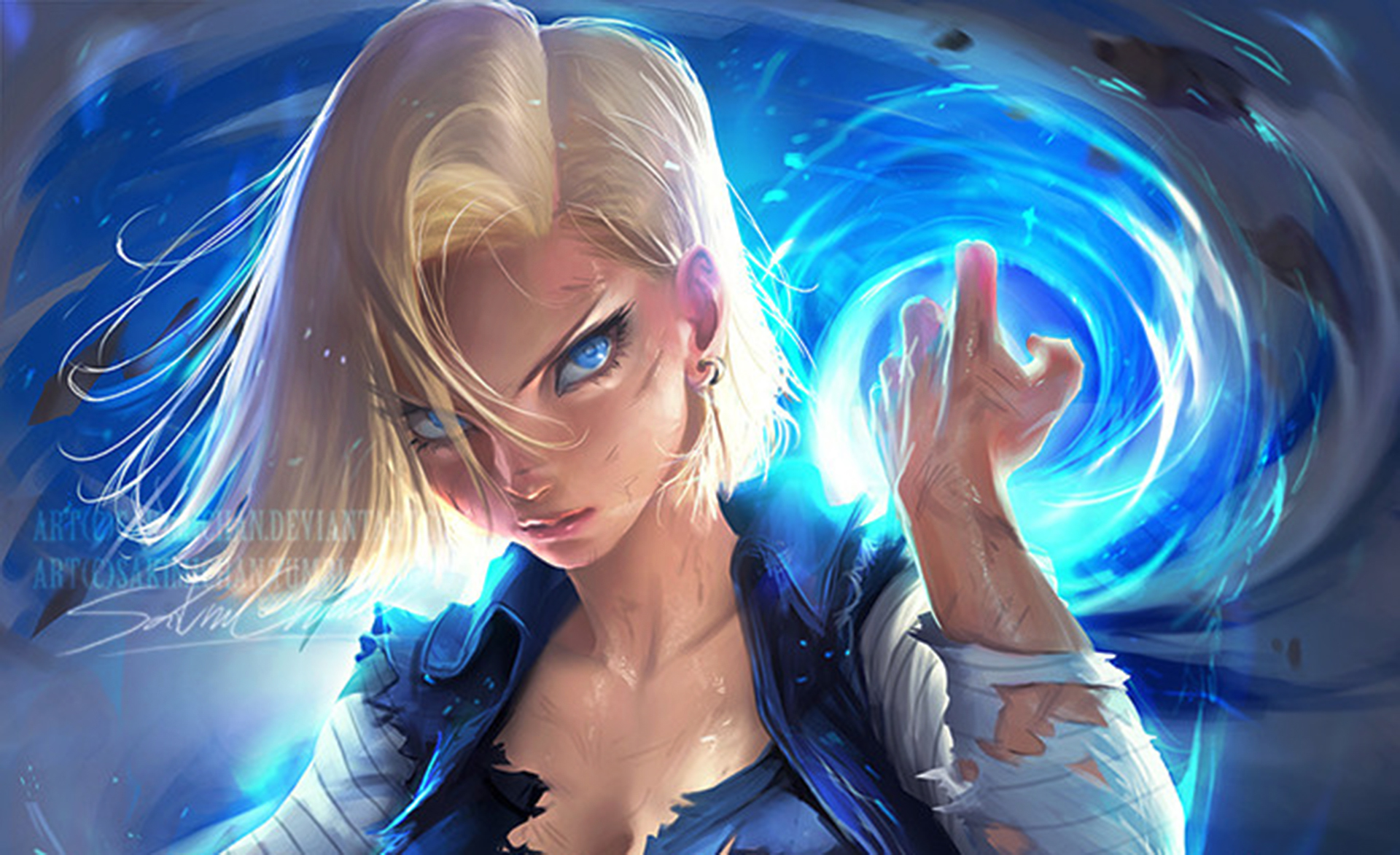 aashika gangwal recommends Android 18 Wallpaper