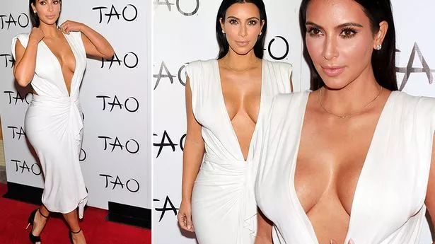 brenda stingley recommends Kim Kardashian Nip Slip