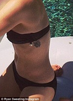 aparupa dey share kaley cuoco black bikini photos