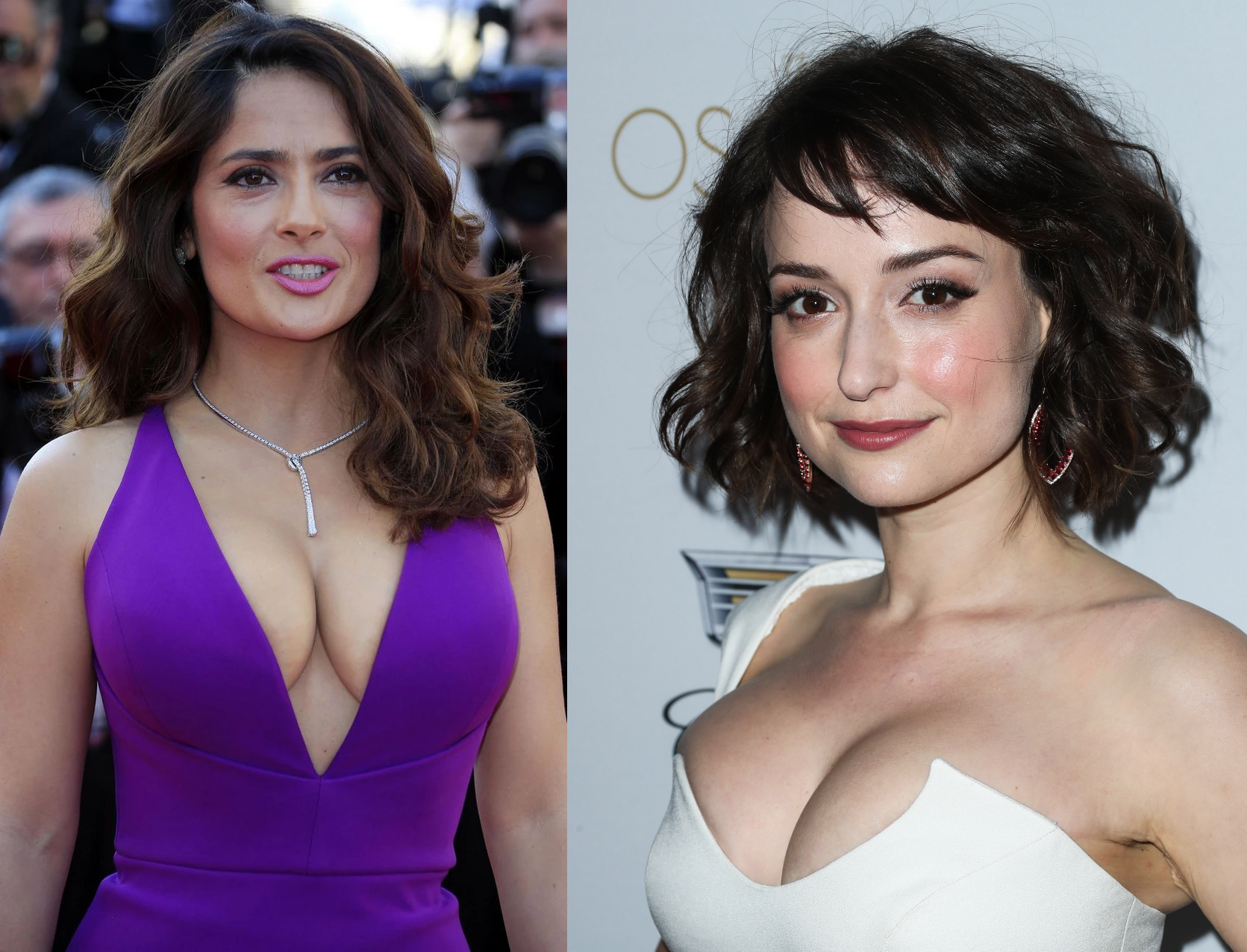 chuck beard share milana vayntrub boob job photos