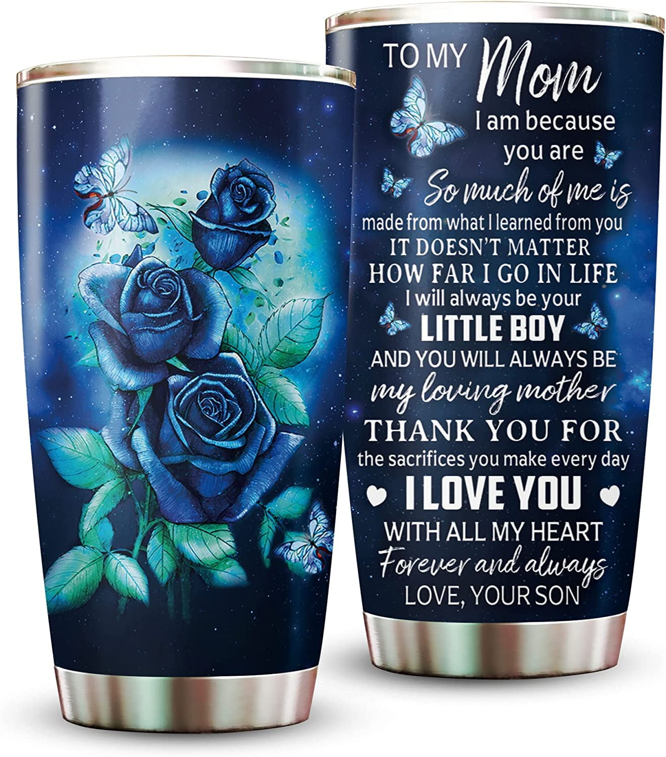 ben dela pena add photo mom and son tumbler