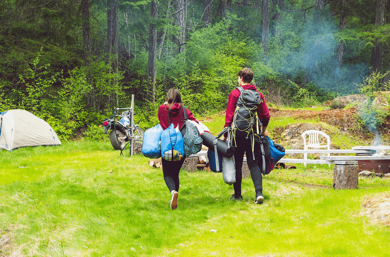 Best of College couples camping trip