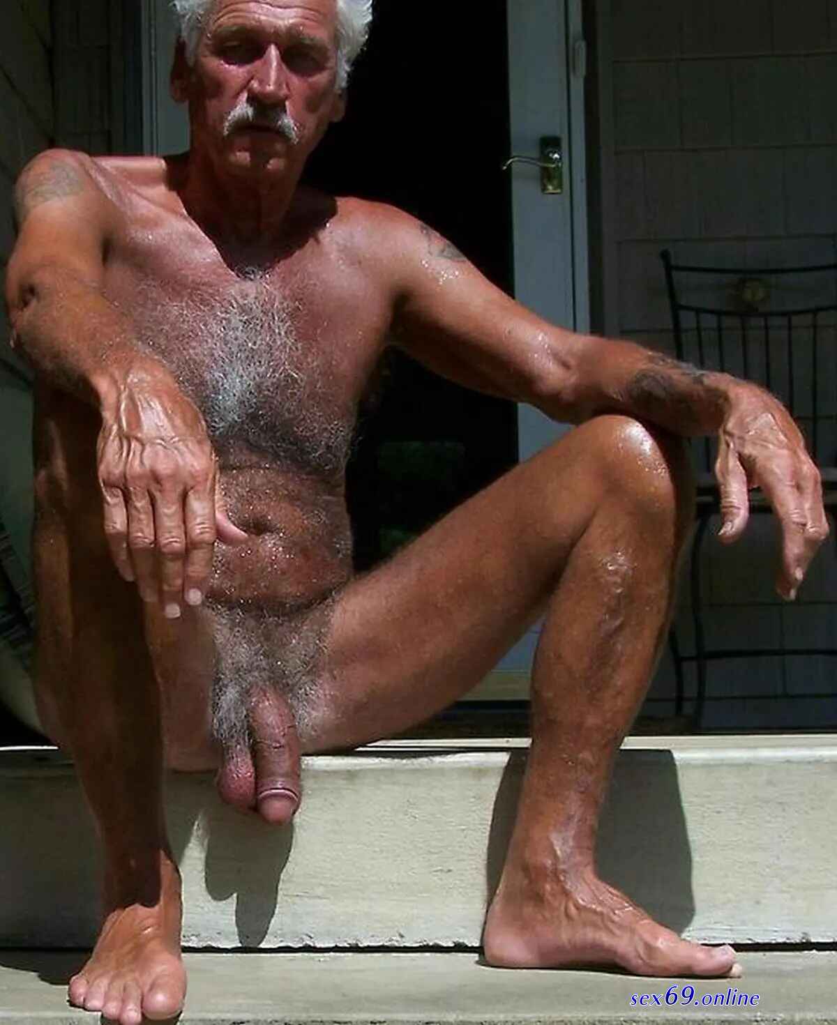 old man giant cock