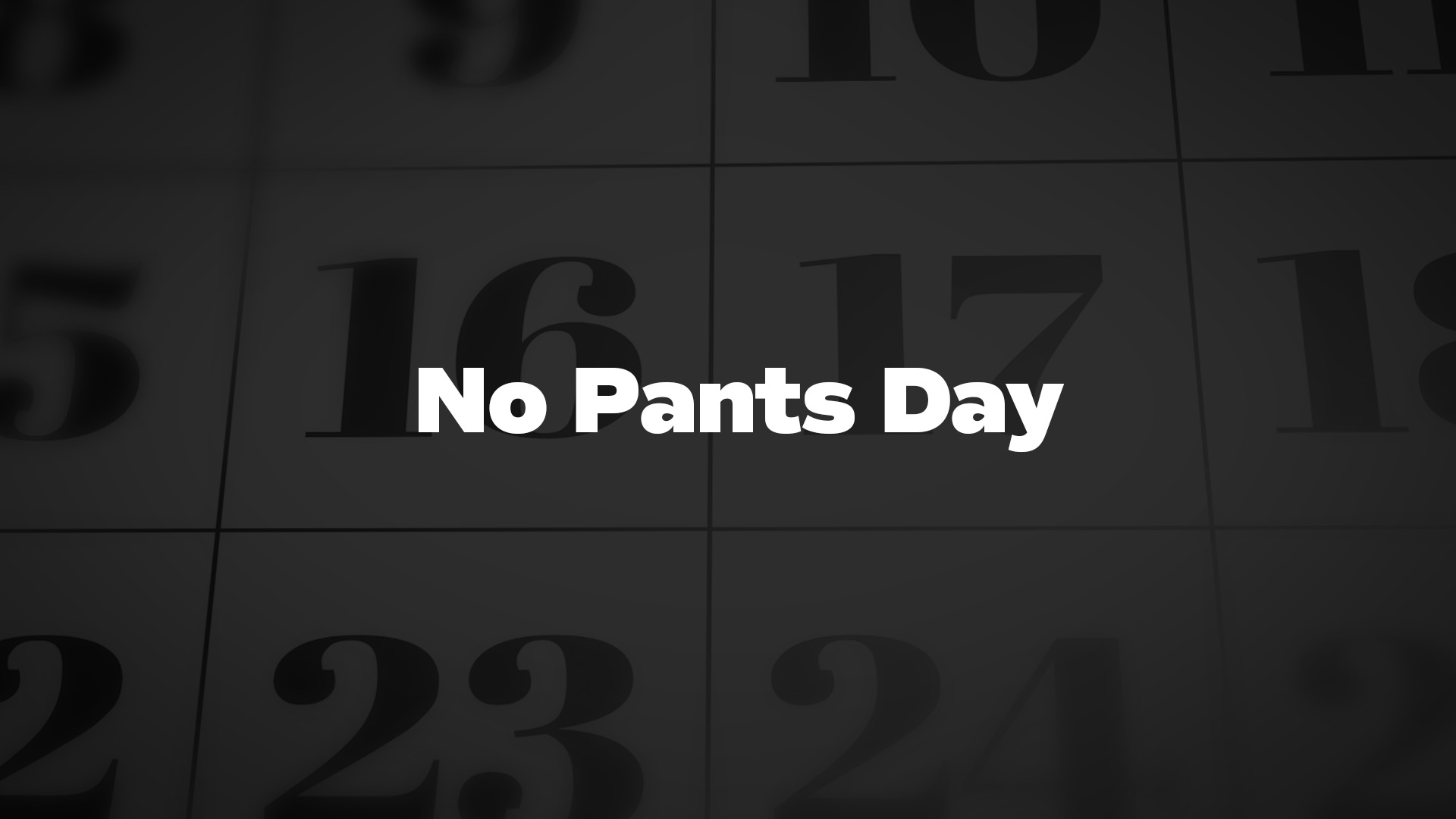 Best of June 22 no pants day