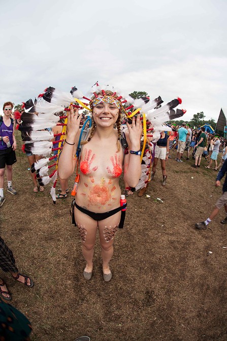 brian tanguay recommends bonnaroo body paint pic