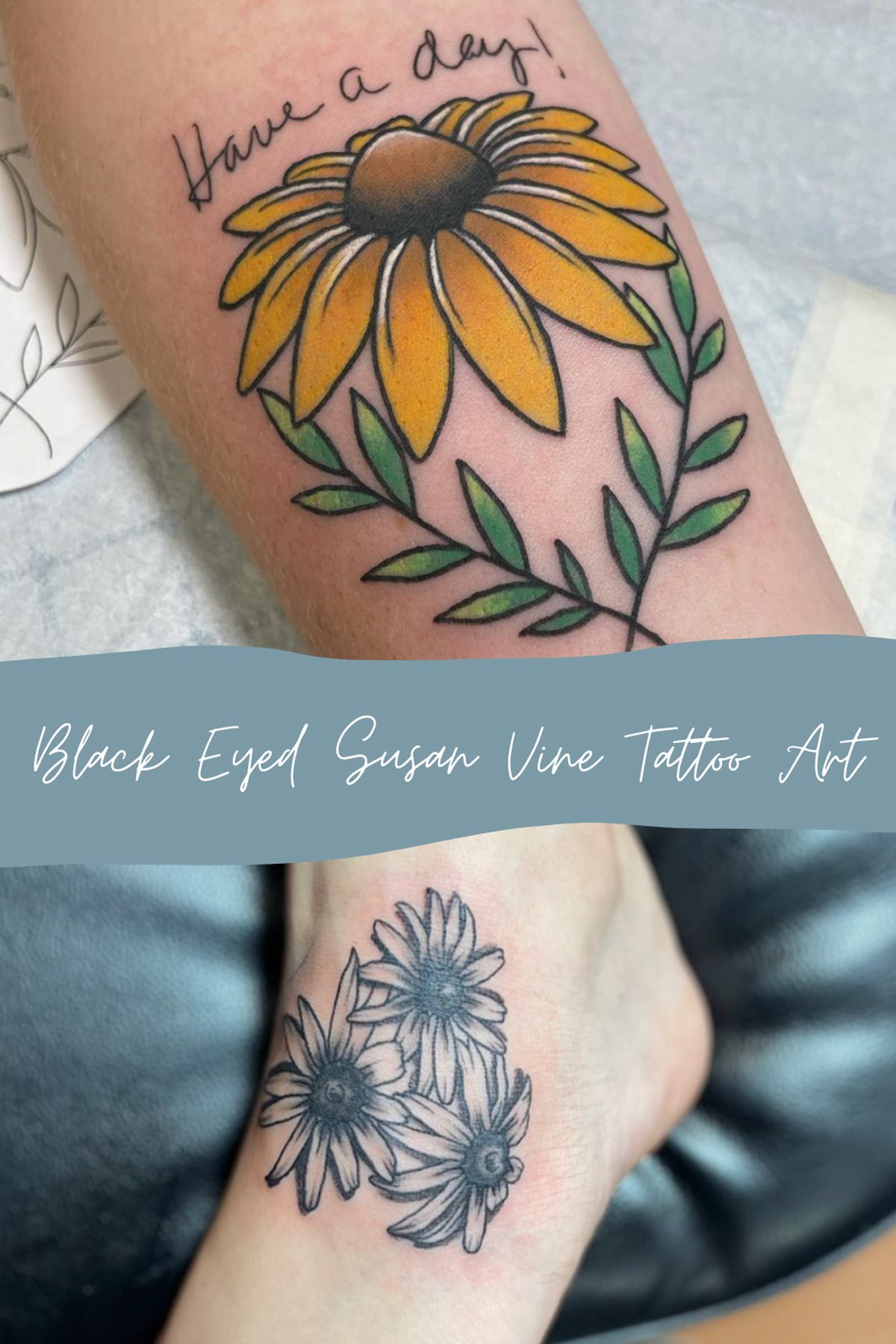 Tiny Black Eyed Susan Tattoo plano tx