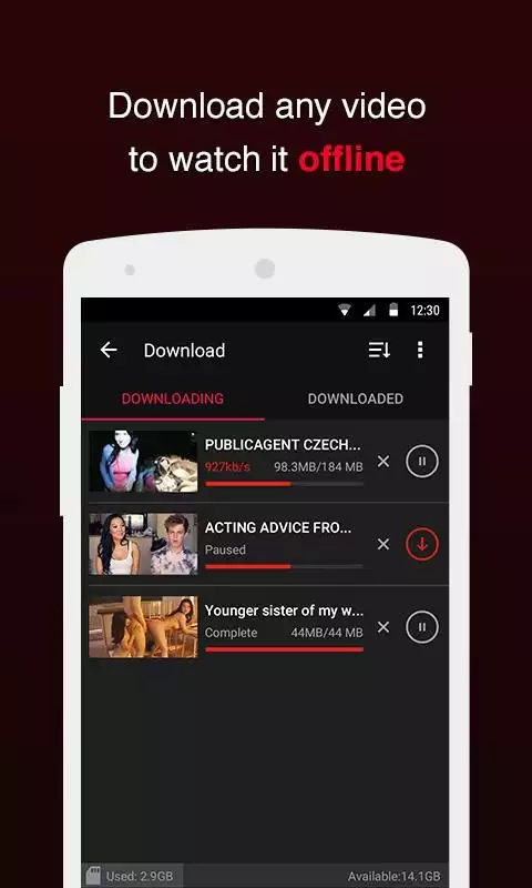 clifton dickinson recommends porn video download apk pic