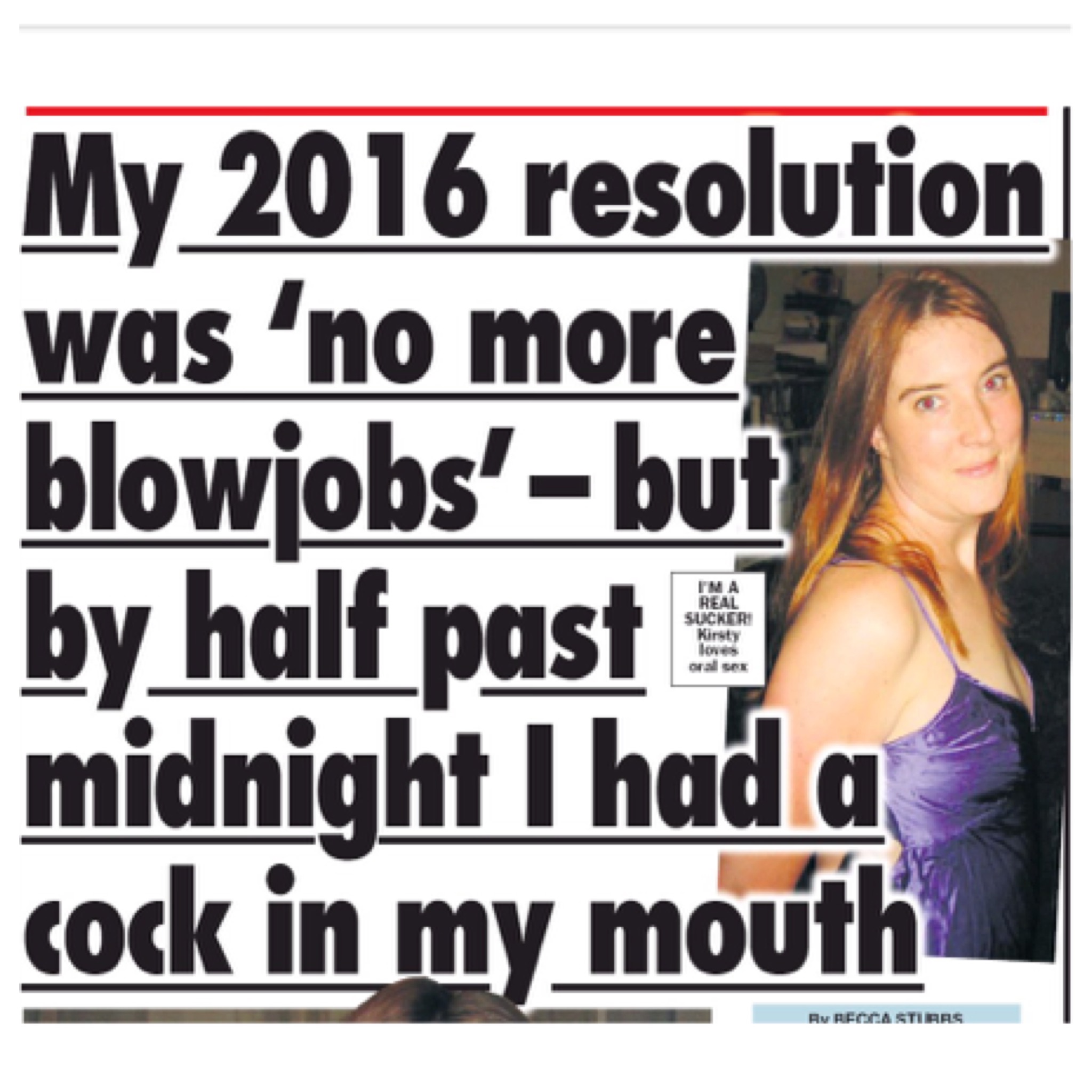 amy bohn recommends new year blow job pic