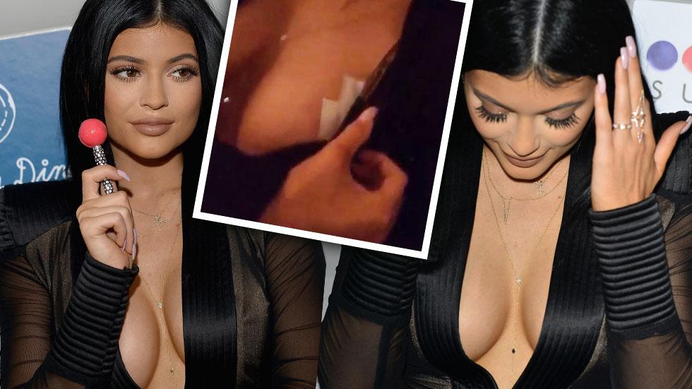 benjamin andrews recommends kylie jenner boob tape pic