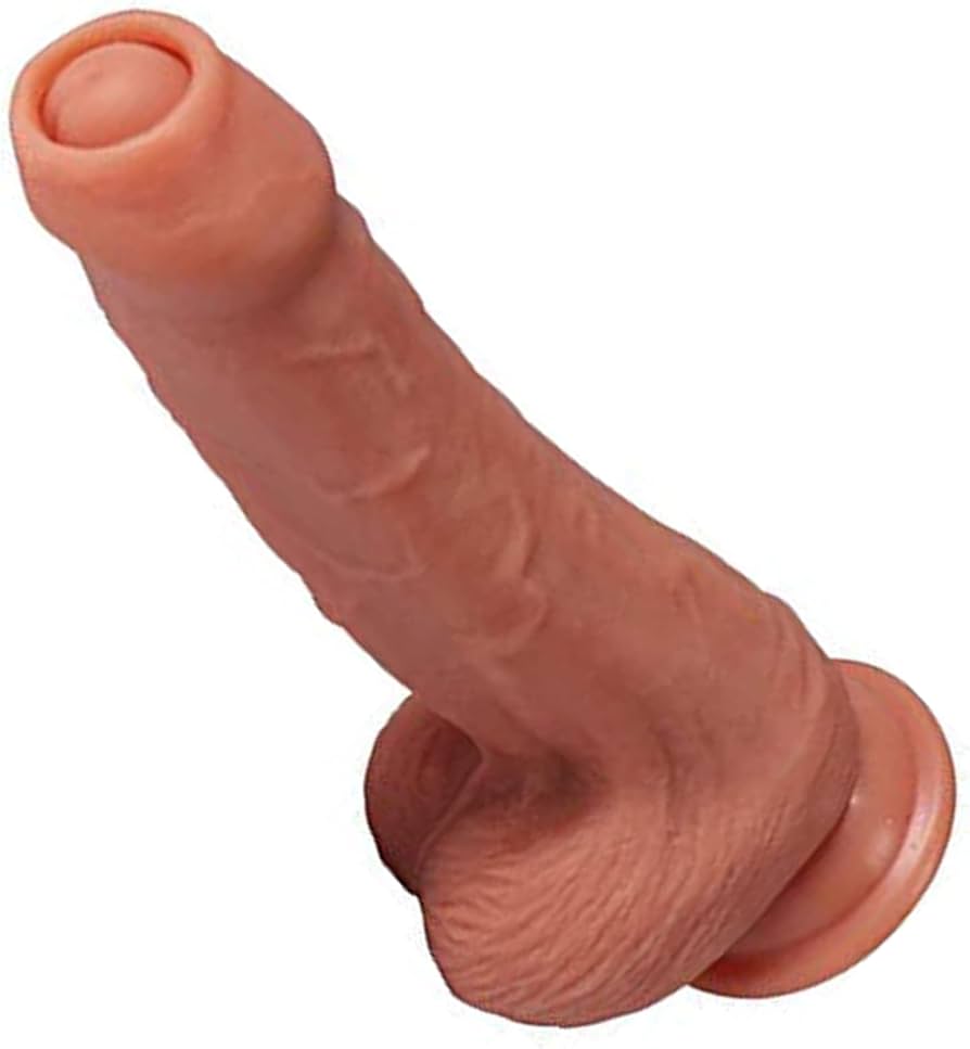 Best of Realistic dildo with foreskin