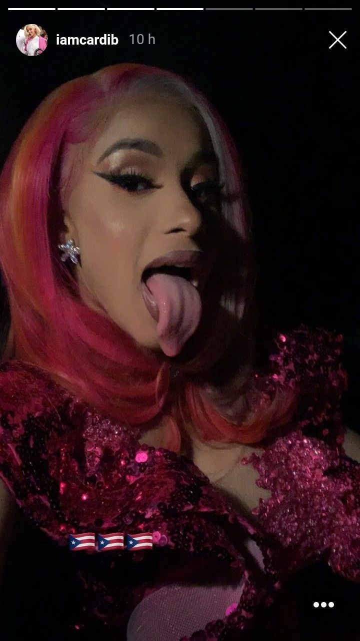asaf navon recommends cardi b long tongue pic