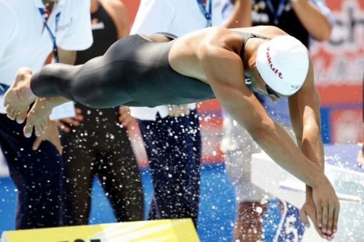daniel colt add olympic swimmer wardrobe malfunction photo