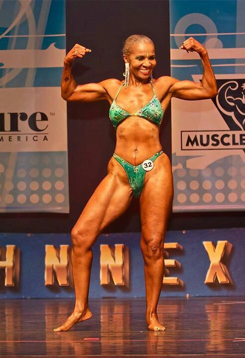 angela hollowell recommends black female body builder pic