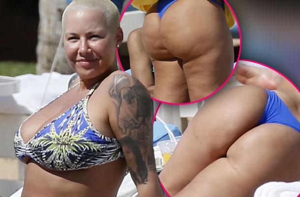 Best of Amber rose in a thong