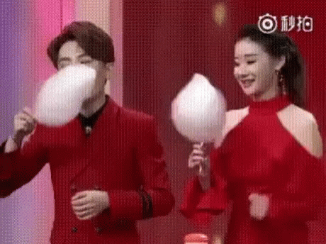 Best of Girl eating cotton candy gif