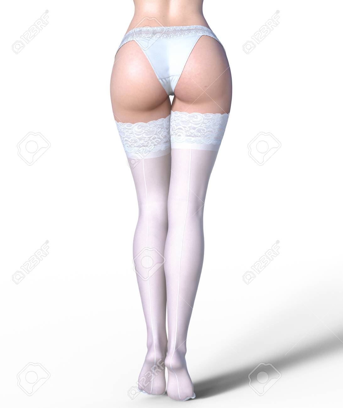 white panties under pantyhose