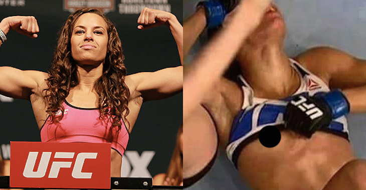 angela schaffer recommends nip slip during ufc fight pic