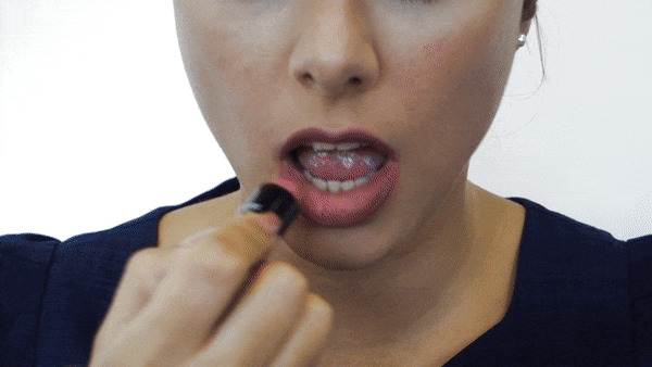 aleksandar curic add putting on lipstick gif photo