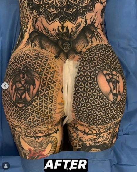 cheryl magoteaux recommends Female Butthole Tattoos