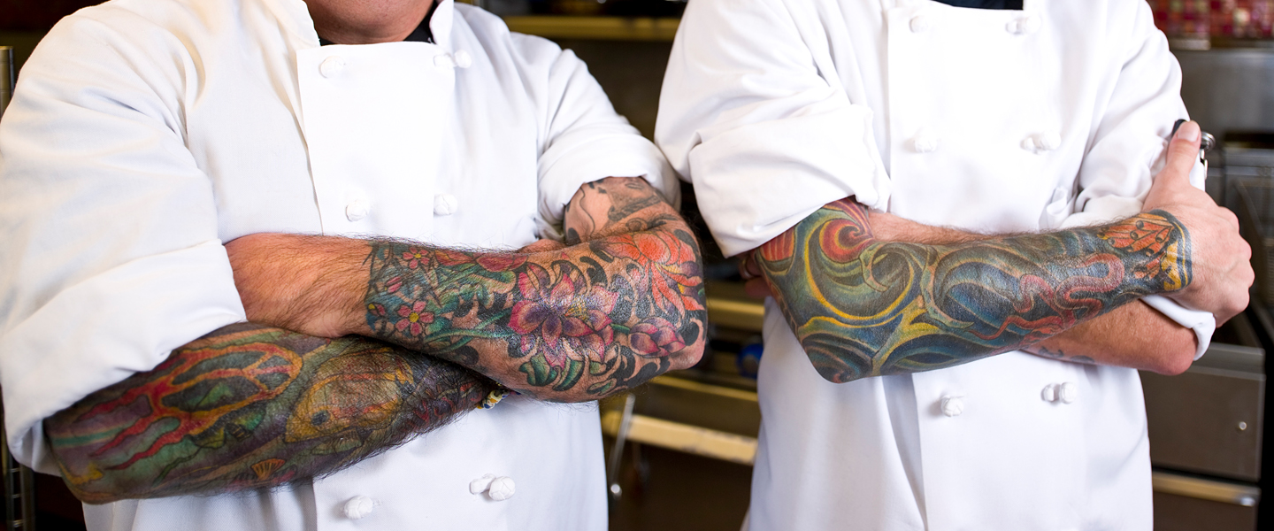barbara spink add male chef tattoos photo