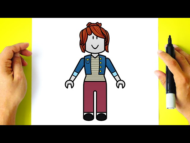 Best of How to draw a roblox character girl