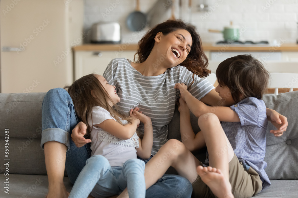 batuhan gul add mom and son on couch photo