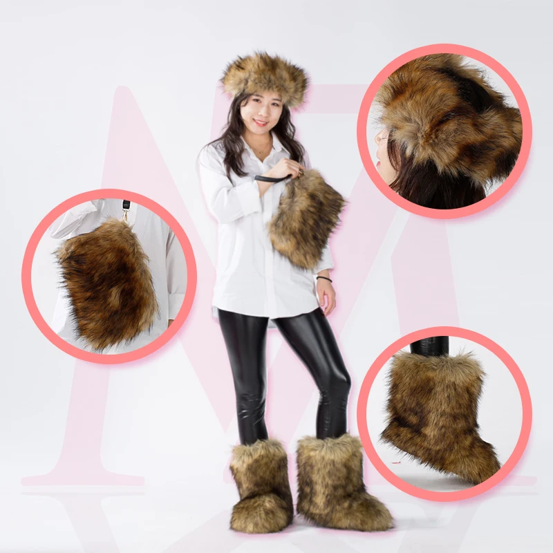 adam meave add photo big fluffy fur boots