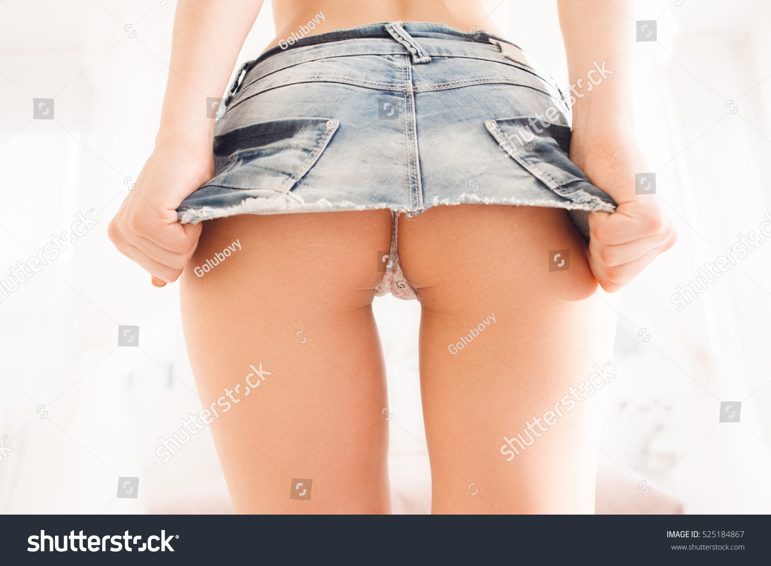 christine portelli recommends Short Skirt Showing Ass
