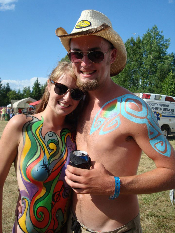 ace leung add photo bonnaroo body paint