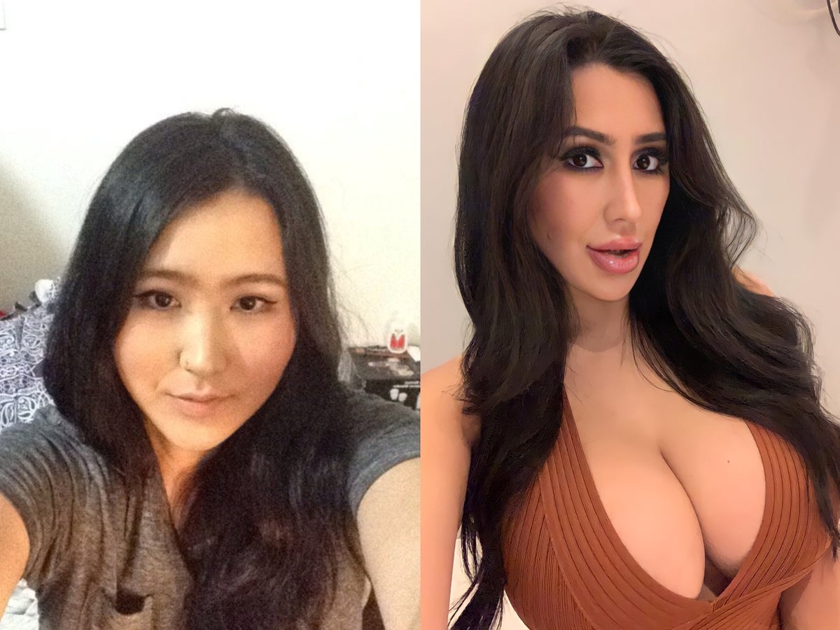 Big Breasted Korean Women naked split