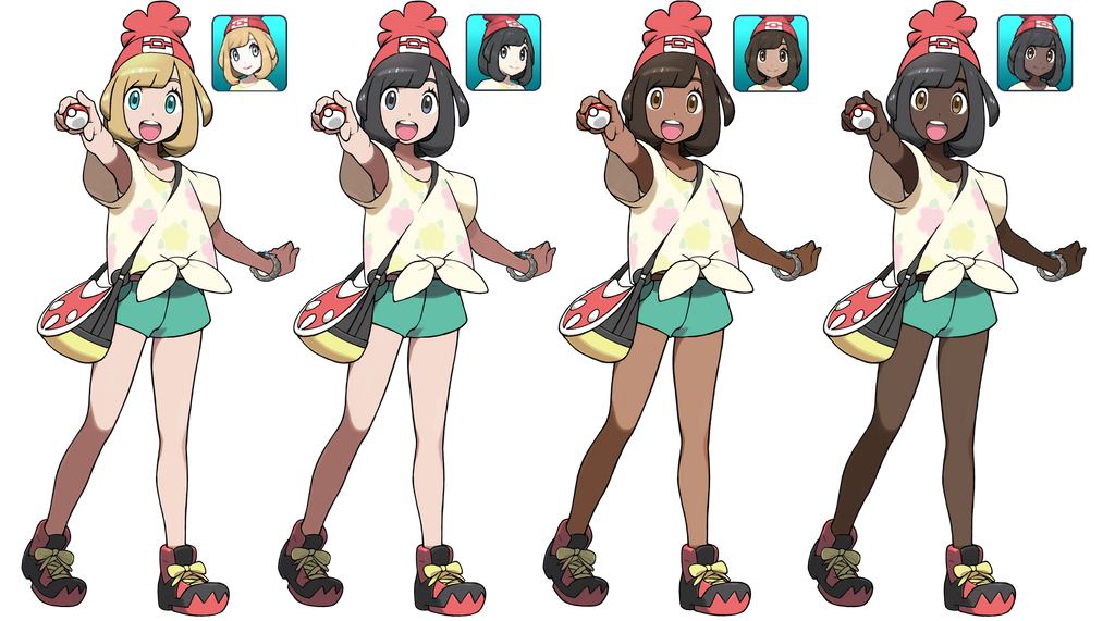 ben sumang add pokemon sun and moon female trainer clothes photo