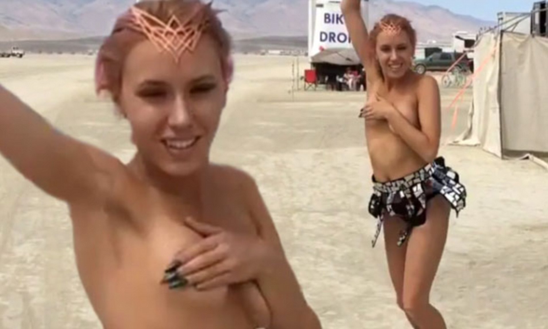 dorothy glidewell share topless at burning man photos