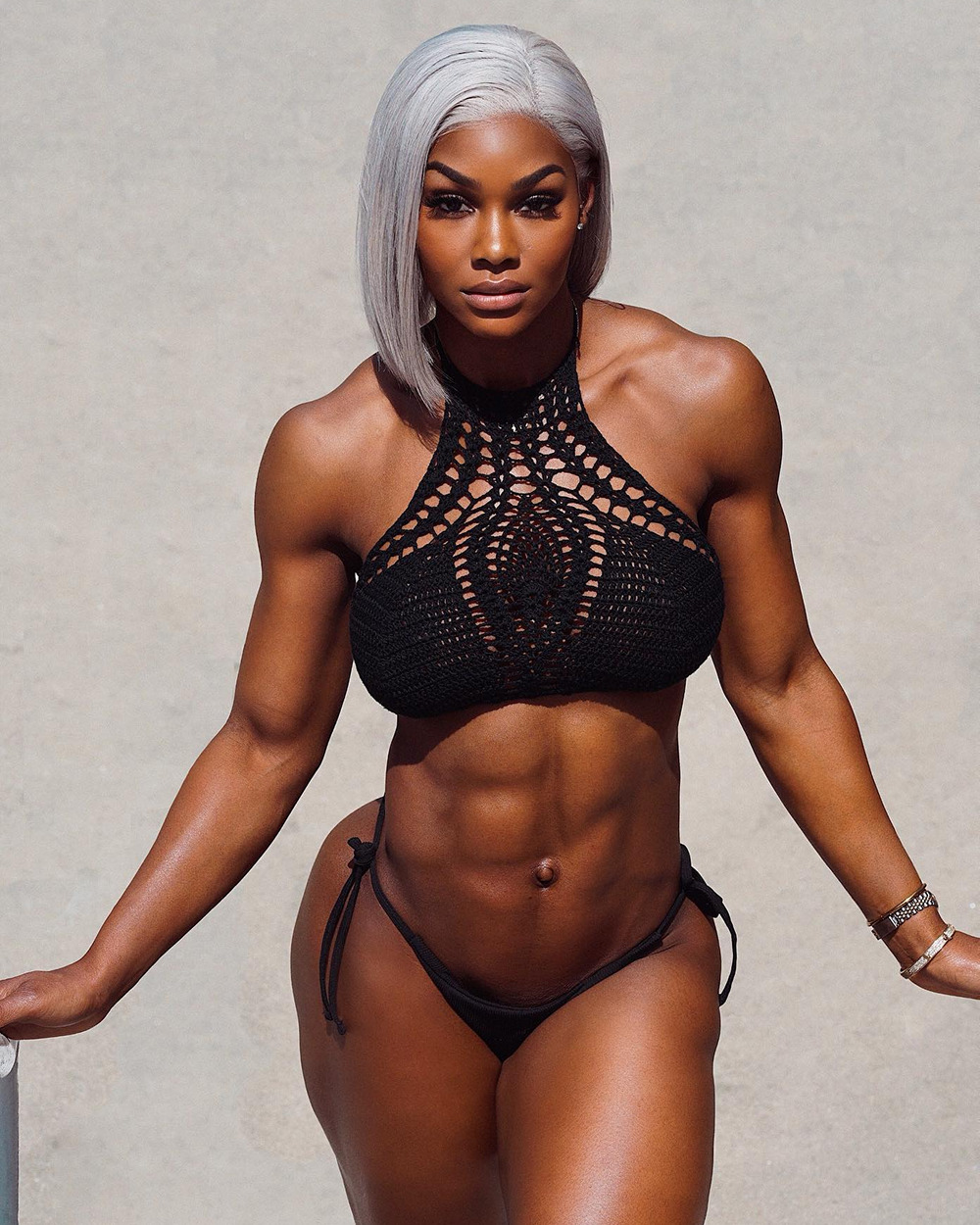 brady randall add black female body builder photo
