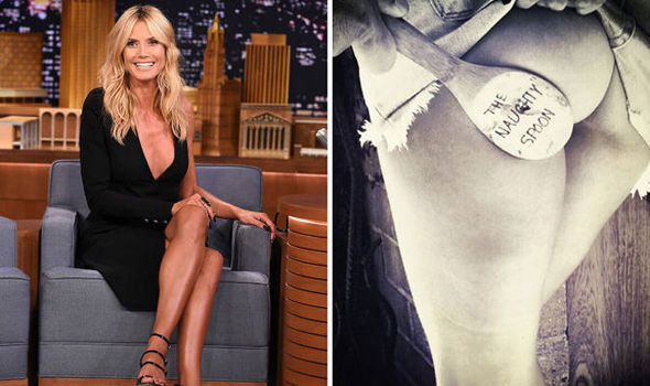 amelia joaquin recommends Heidi Klum Bare Butt