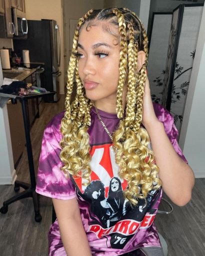 crystal ferger recommends coi leray braids with curly ends pic