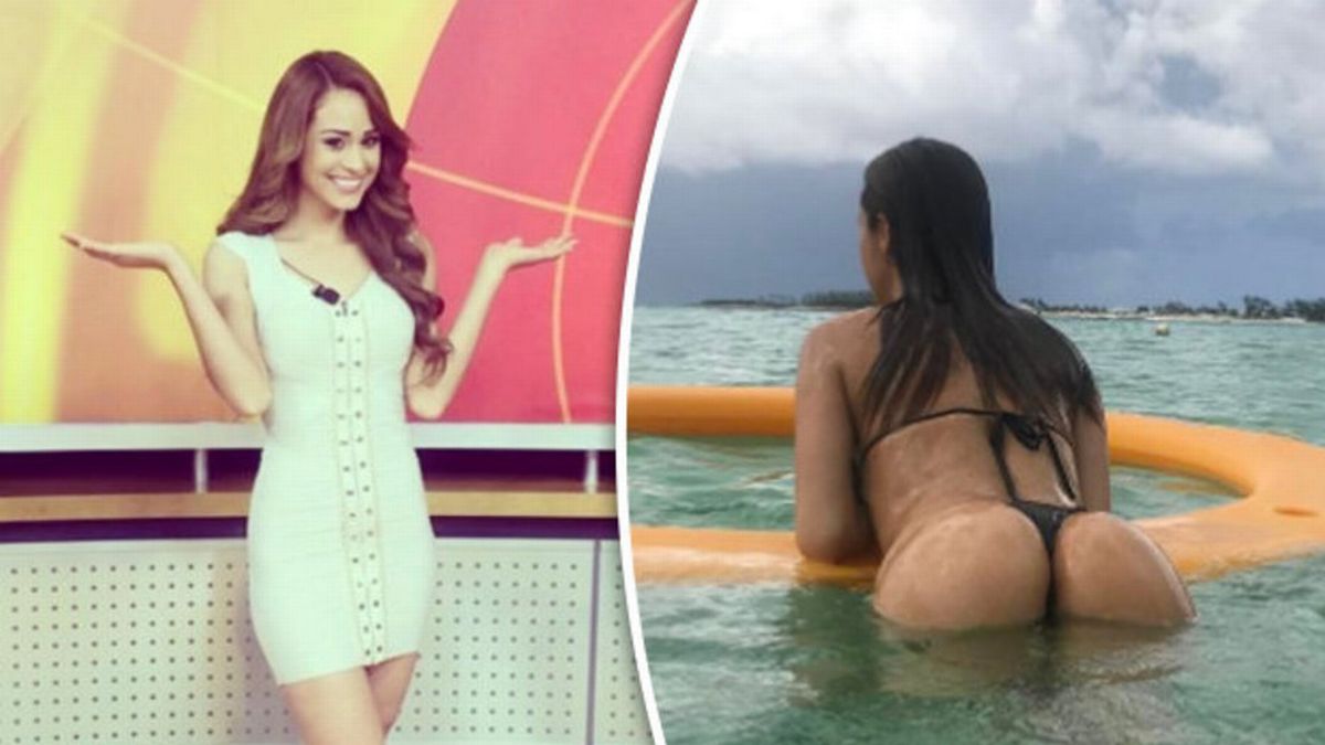 ai loc share mexican weather girl strips photos