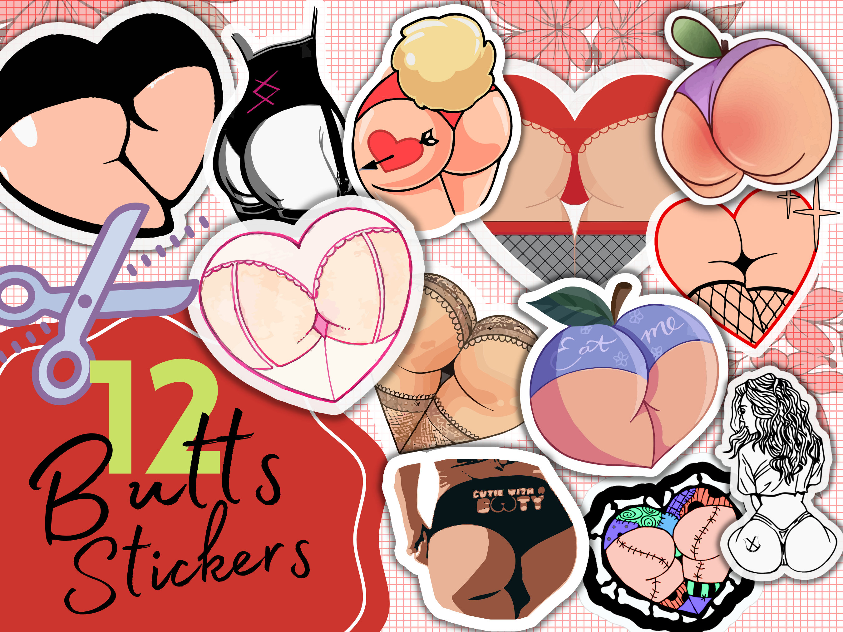 ching ly recommends one free booty pic sticker pic